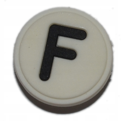 

Litery - Przypinka do Crocs - Białe F- 1358