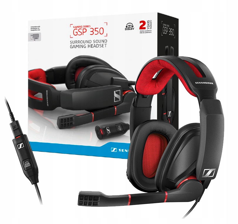 

Słuchawki gamingowe Sennheiser Gsp 350 7.1 +2kable