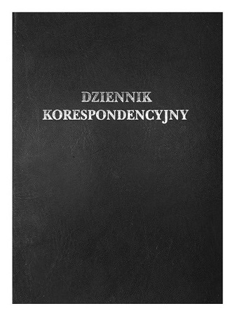 

Dziennik korespondencyjny A4 300 kart Czarny
