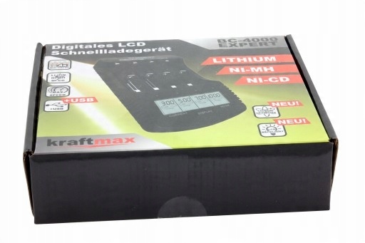 Зарядное устройство LCD BC-4000 для Ni-cd Ni-mh EAN (GTIN) 4008496988273