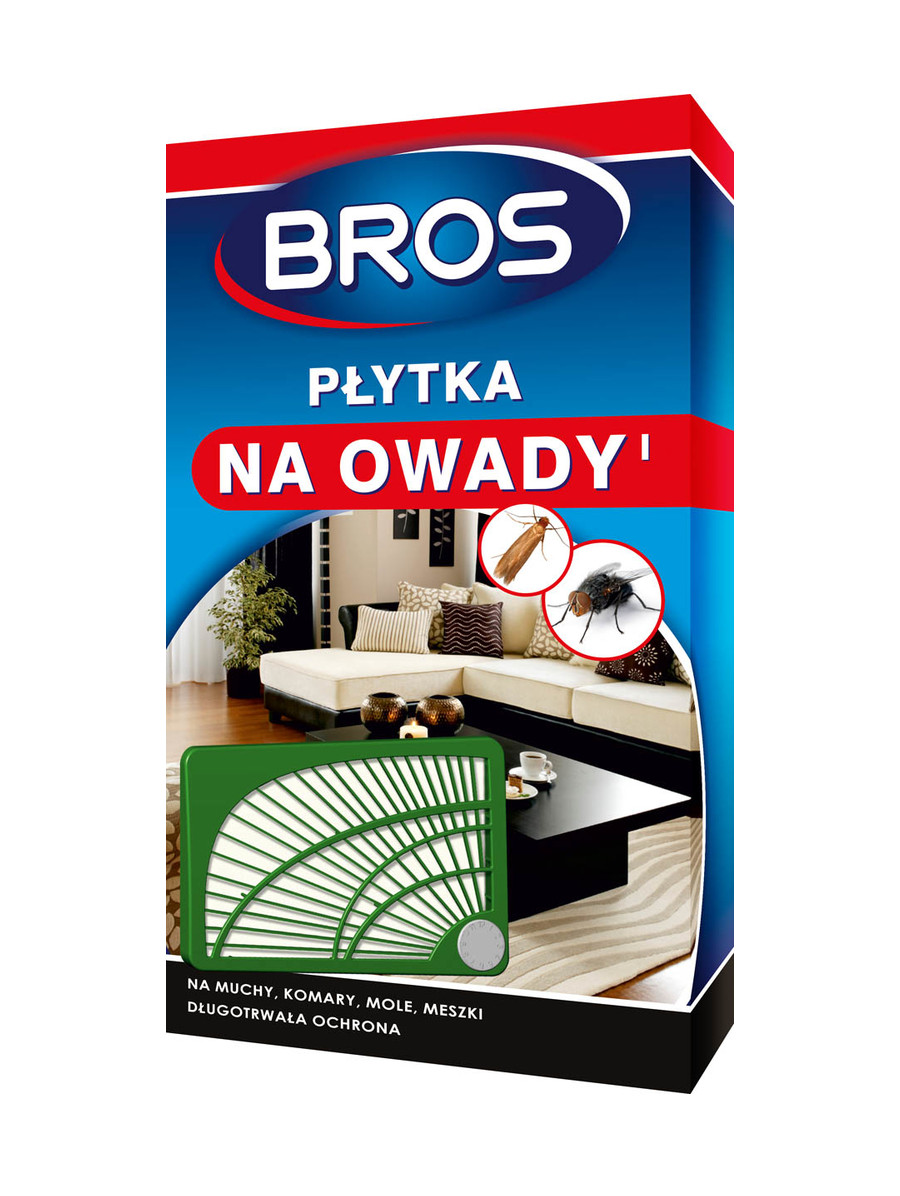 

Bros Płytka na muchy karaluchy mrówki mole