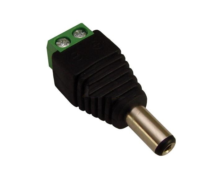 Złączka DC MĘSKA gniazdo 5,5/2,1 zasila tasma led Marka LED-ONE