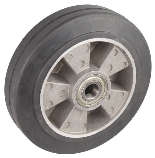 

Koło Aluminiowo Gumowe 125mm paleciak wózek A20G
