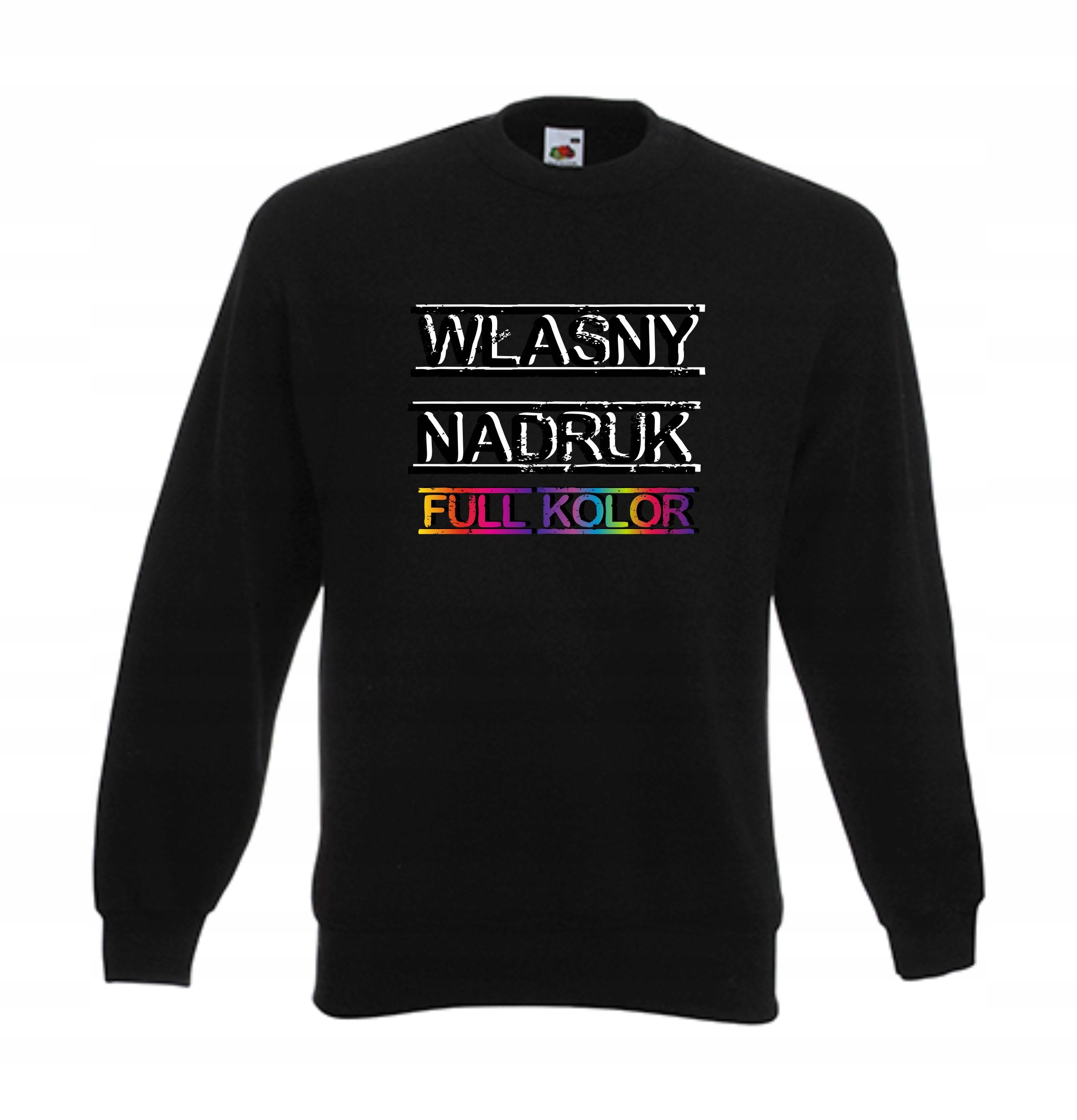 

Bluza Męska Premium Z Własnym Nadrukiem S
