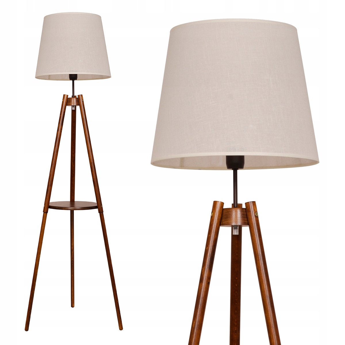 

Lampa Stojąca Podłogowa Trójnóg Ze Stolikiem 2078