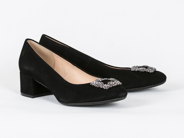 Grodecki 1116 lodičky Polské černé 36 Kůže Nat