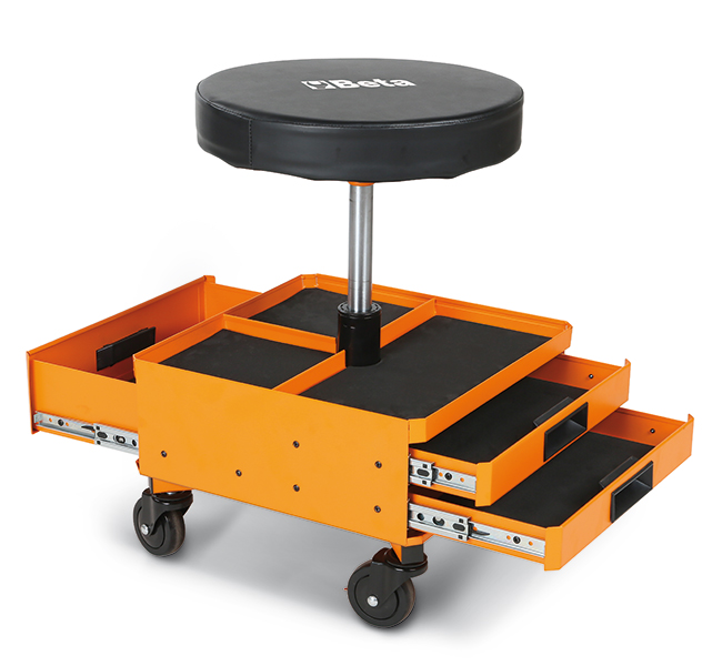 TABORET OBROTOWY Z 2 SZUFLADAMI BETA 2251 O Producent code 2251 O