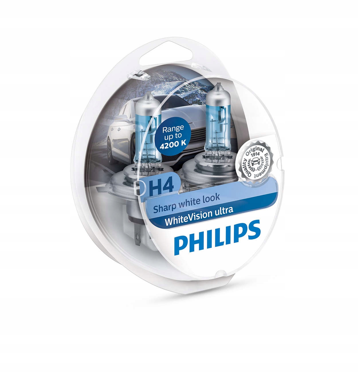 

Philips Żarówki H4 WhiteVision Ultra W5W Usb
