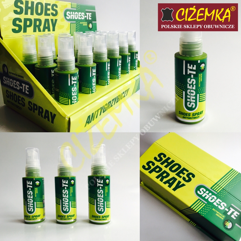 3x Dezynfekcja obuwia BUTÓW SHOES-TE SPRAY 50ml Pojemność 50 ml