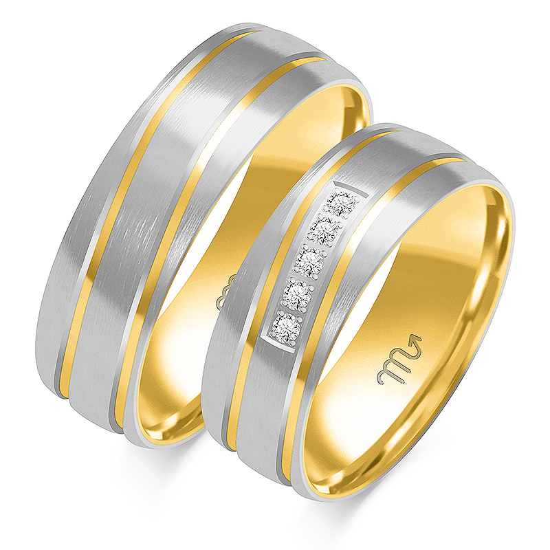 Zlaté prstene 14K BRILANT OP-37
