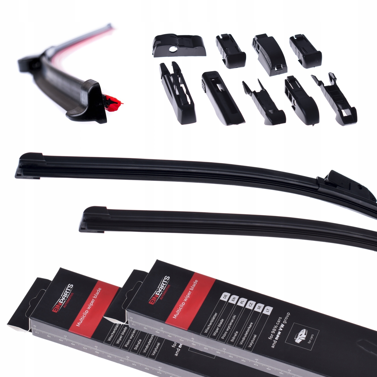 

2x Wycieraczki Płaskie EinParts 60+45cm 600+450mm