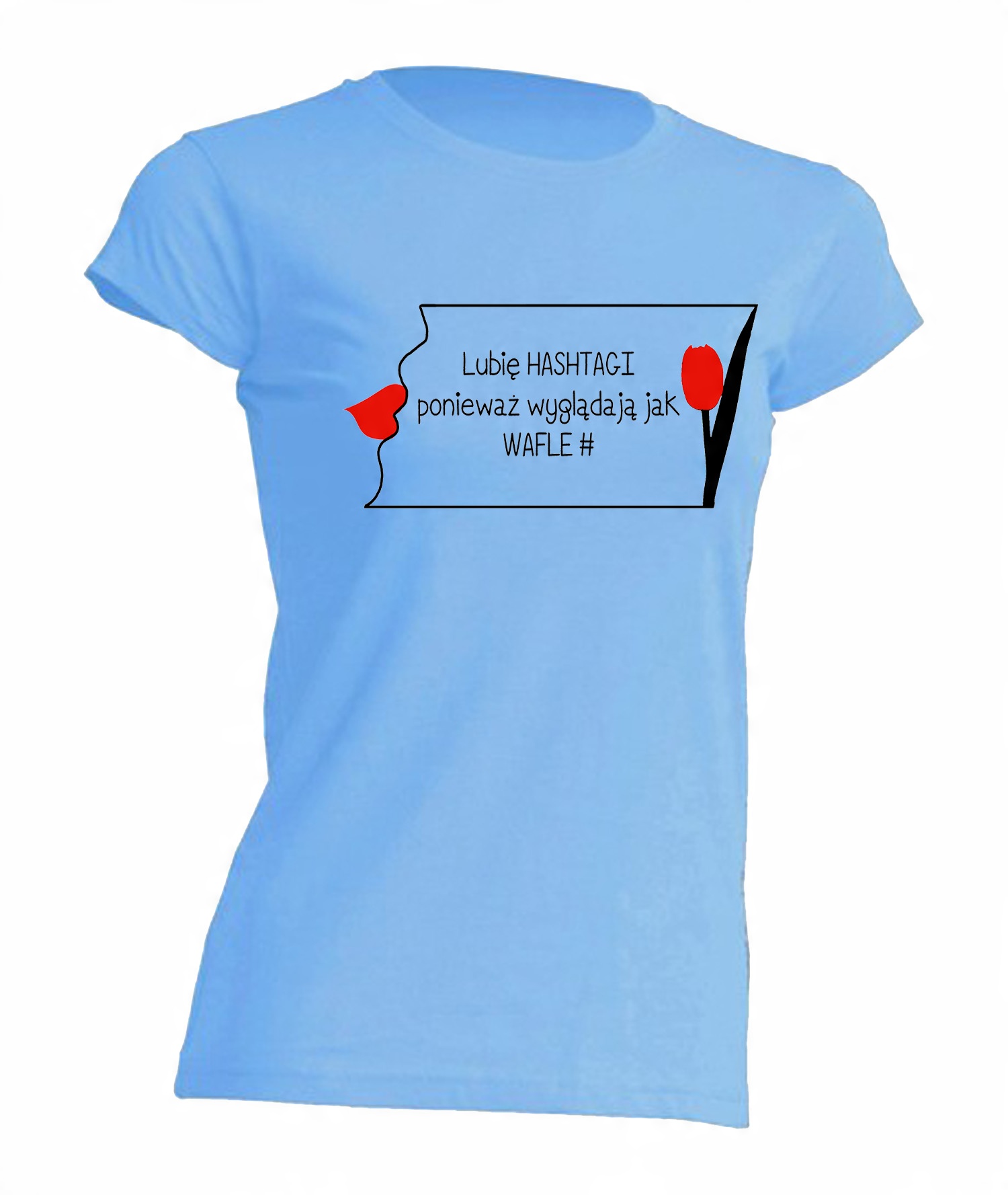 

Koszulka t-shirt Hashtagi Wyglądają Jak Wafle