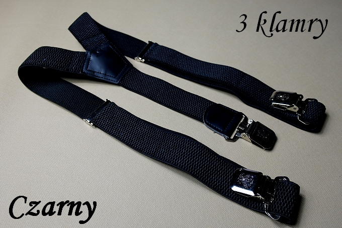 SZELKI MĘSKIE UNISEX DO SPODNI ELASTYCZNE SZEROKIE MODNE CZARNE Marka Jordan