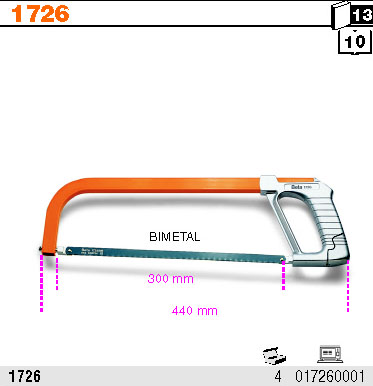 OPRAWKA BRZESZCZOTA DO METALU BETA 1726 440MM Marka Beta