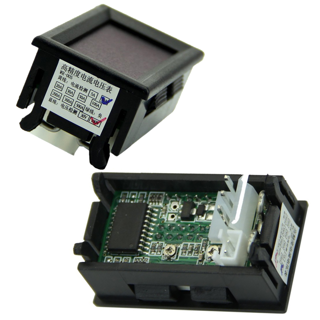 AMPEROMIERZ -WOLTOMIERZ LED 0-100V 10A DC Kod producenta 00000rty