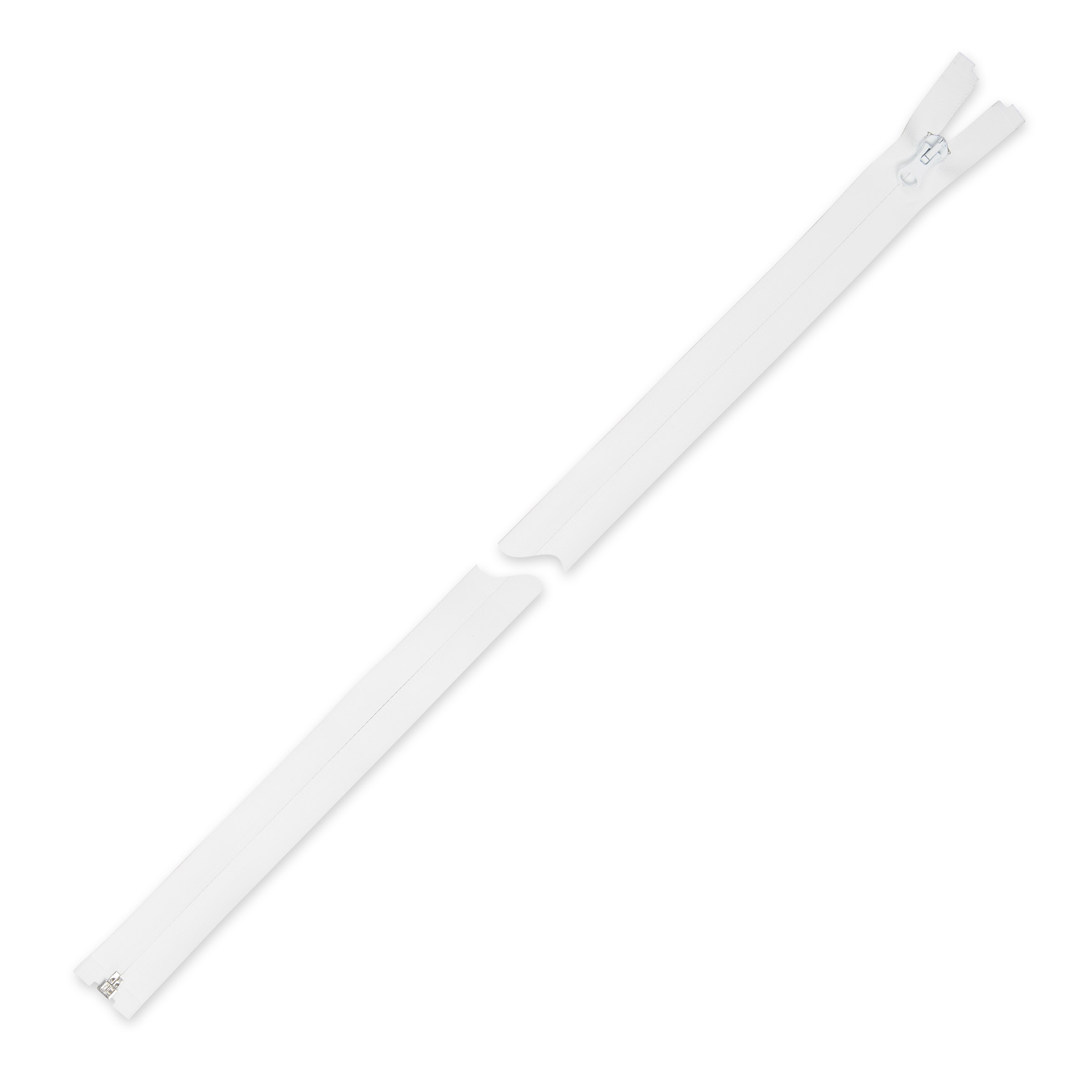 Zamek błyskawiczny biały wodoszczelny 70 cm