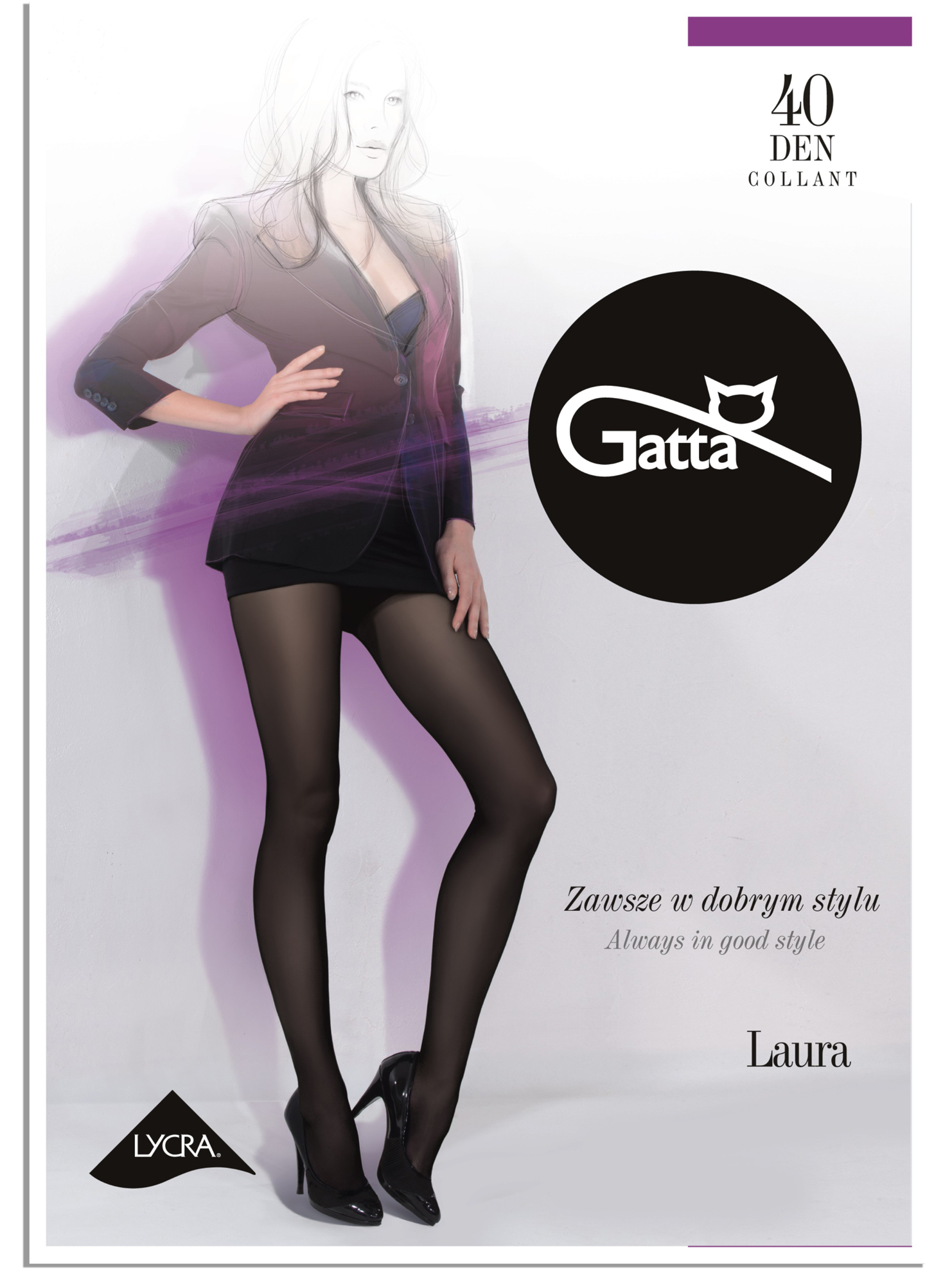 

rajstopy Gatta Laura 40 den Kolory rozmiar 2 S