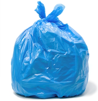 

Mocne worki na śmieci 120l niebieskie Ldpe 25 szt