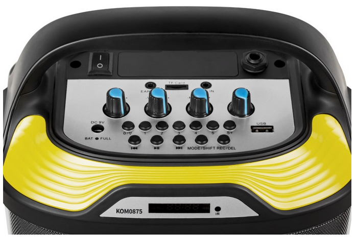 ZESTAW KARAOKE USB SD MP3 BLUETOOTH + 3 MIK BEZPRZ Model 0875