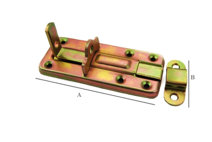 ZASUWKA ZASUWA BLOKADA DRZWIOWA DO DRZWI 120 MM Liczba kluczy w zestawie brak