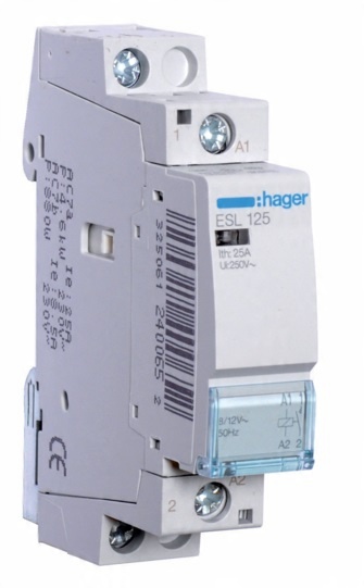 

Hager Stycznik 1NO 25A 8/12V Ac (ESL125)