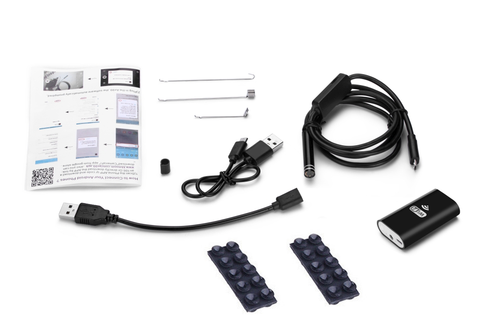 ENDOSKOP KAMERA INSPEKCYJNA WIFI USB 720p 8mm 5m Producent code endoskop 5m