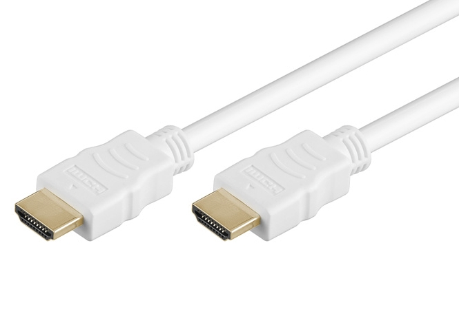 

Kabel Hdmi 3m Hdmi-hdmi biały pozłacany