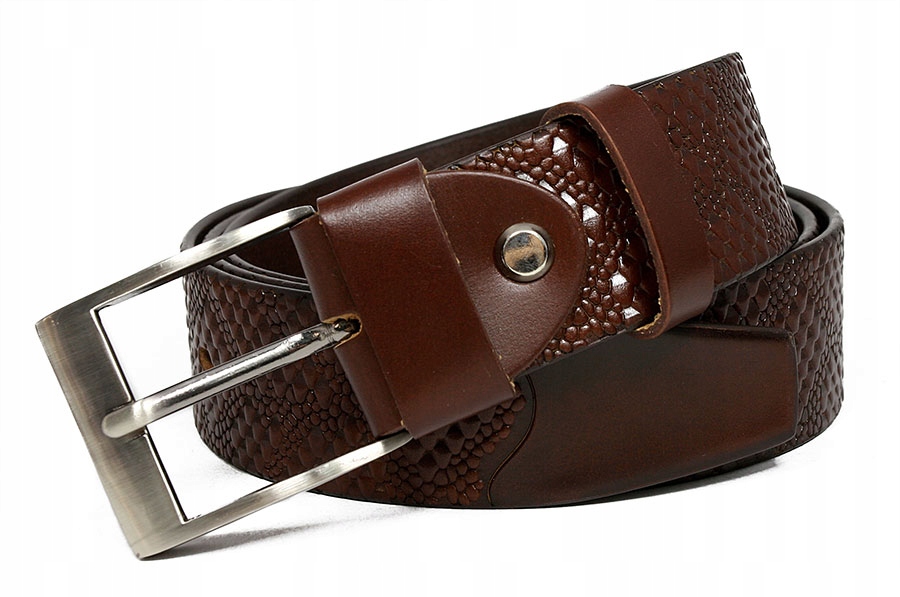 

Pasek męski skórzany Rovicky PRS-03-BGE 104-119