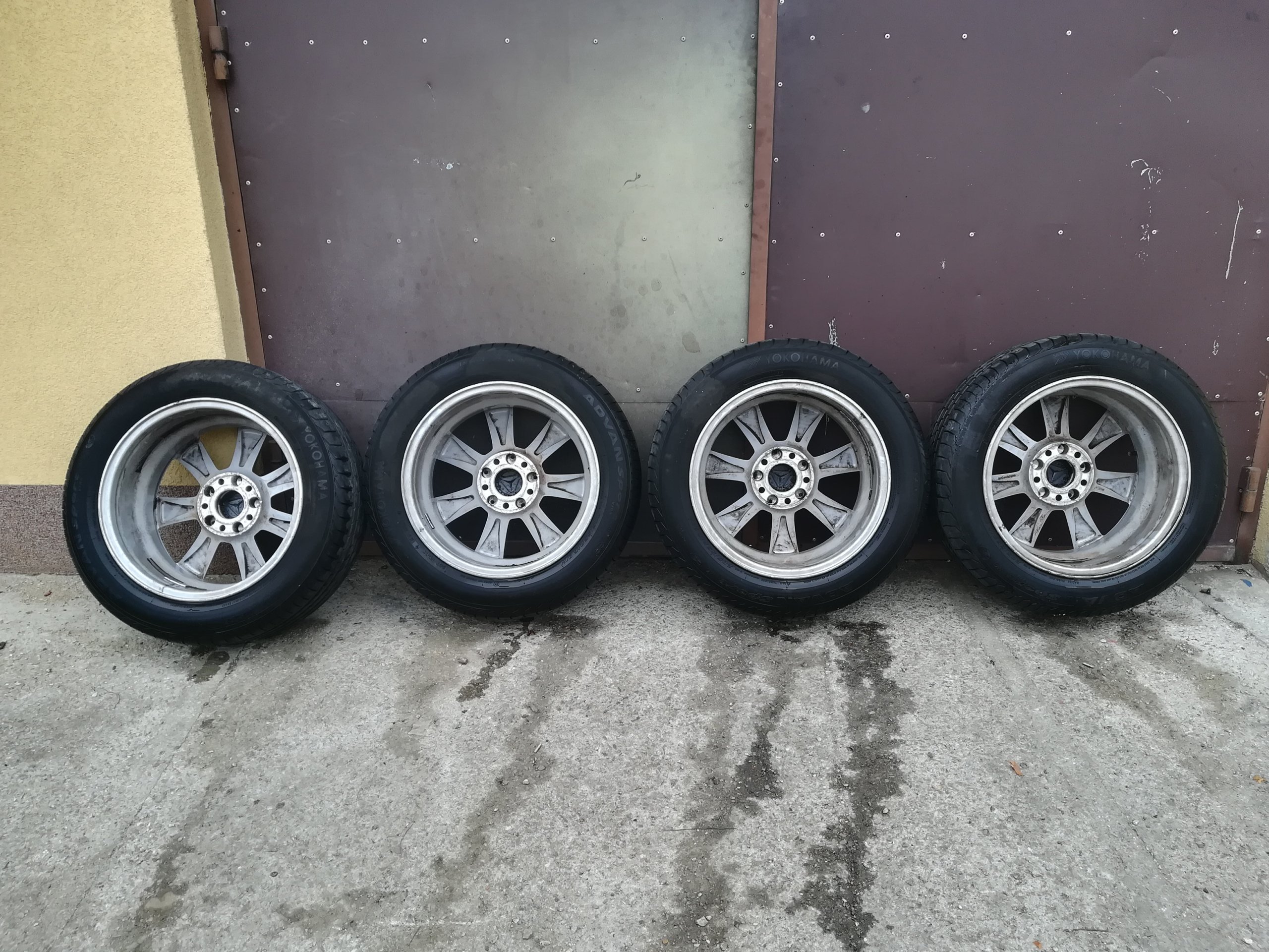 KOŁA MERCEDES C KLASA W204 205 55 16 YOKOHAMA 7MM Rozstaw śrub 5x112