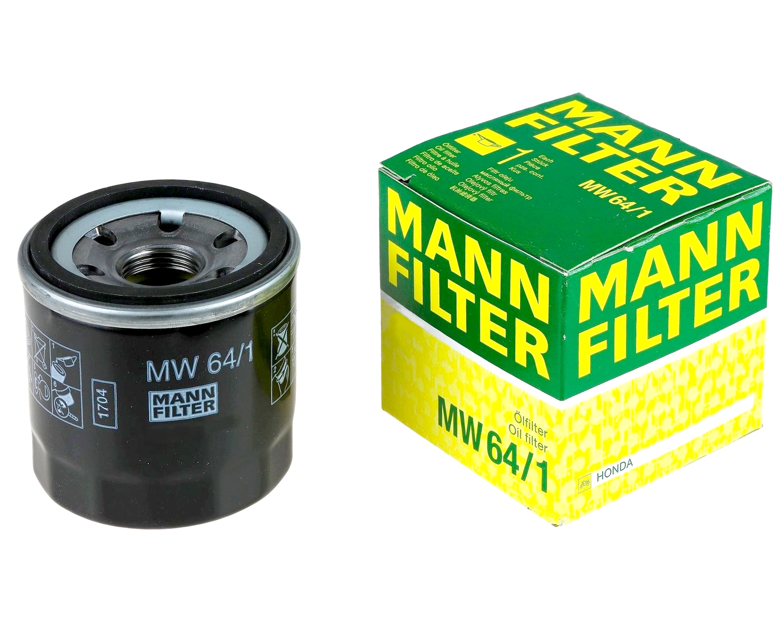Купить лучший масляный фильтр. Фильтр масляный Mann mw64. Масляный фильтр Mannol mw64. Mann-Filter MW 64/1 фильтр масляный для мотоциклов. Фильтр Манн 64/1 на Хонда.