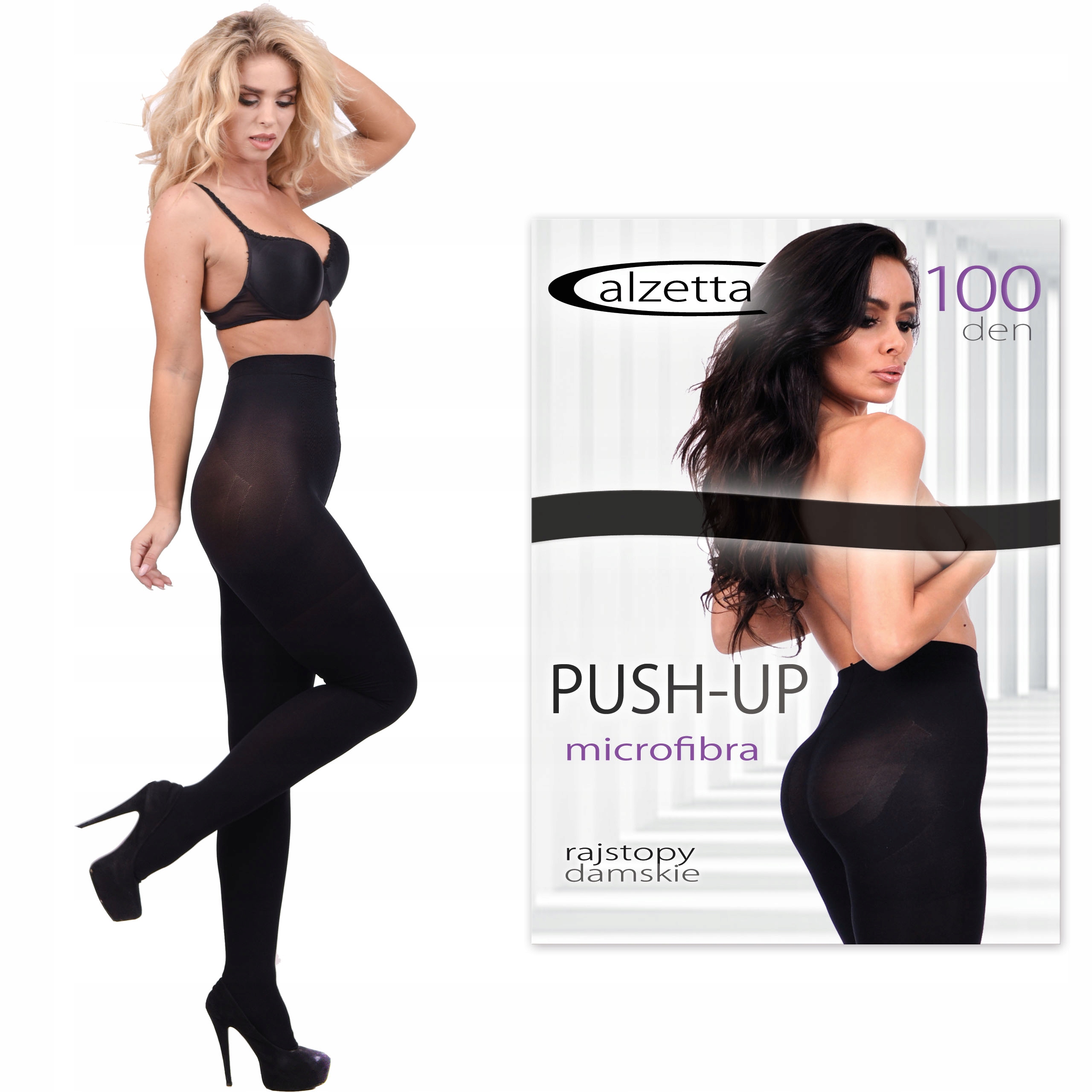 

Push Up 100den Rajstopy Mocno Wyszczuplające 2