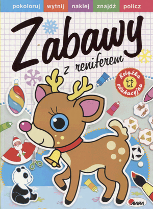 

Zabawy z reniferem Książka edukacyjna 4-6 lat