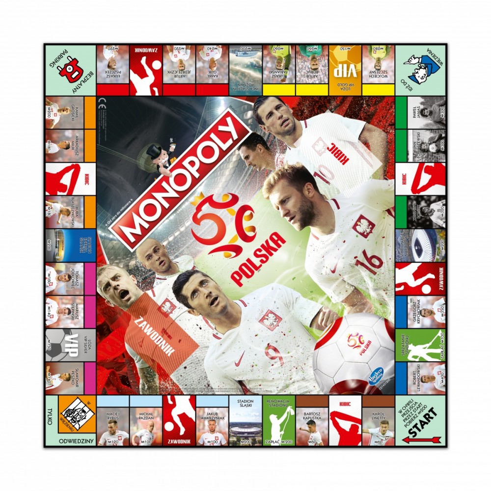 Gra planszowa Monopoly Reprezentacja Polski Hasbro