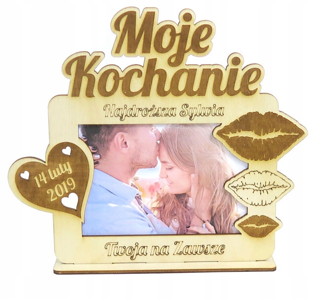 

Ramka Na Zdjęcie 9x13cm Moje Kochanie +grawer TD60