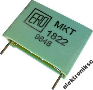 

Roederstein Kondensator 680nF 100V Mkt 15mm x5szt