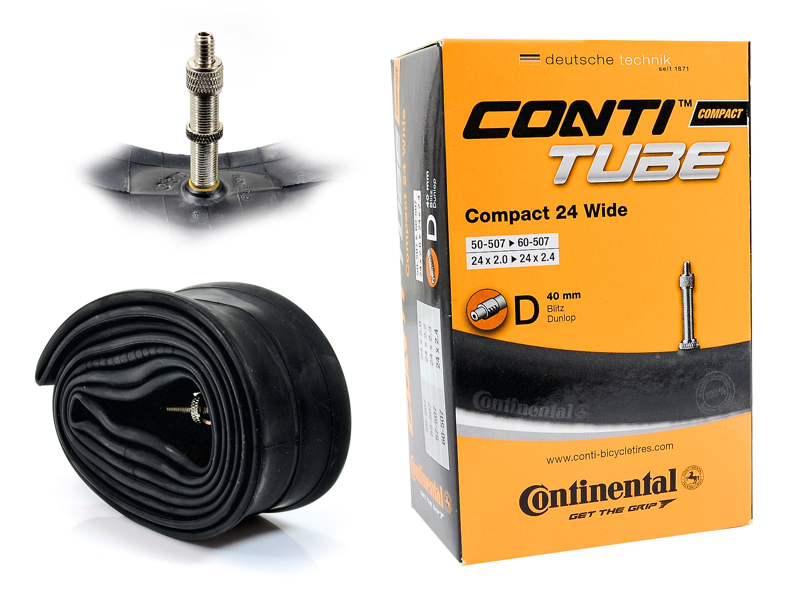 

Dętka Continental 24''x2,0''-2,4'' dunlop