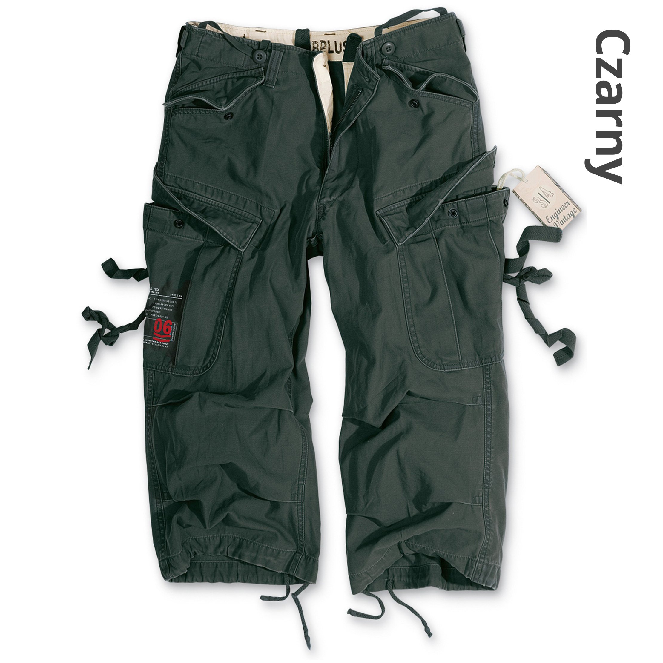 SURPLUS Spodenki Bojówki M65 ENGINEER Vintage S Wzór dominujący inny wzór