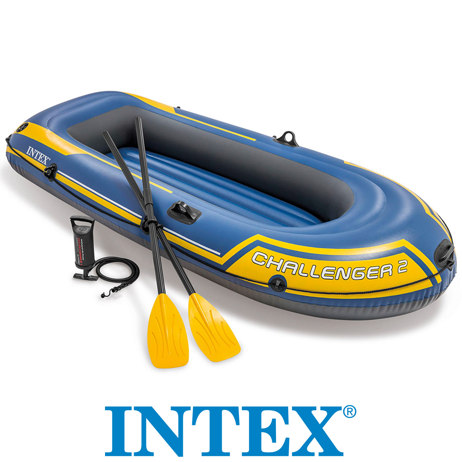 PONTON CHALLENGER 2 +WIOSŁA +POMPKA INTEX 68367 Stan opakowania oryginalne