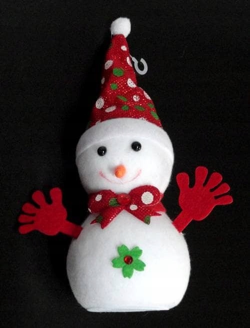 DUŻY BAŁWANEK OZDOBNY Z ZAWIESZKĄ |wys.25,5cm|7028 Marka inna