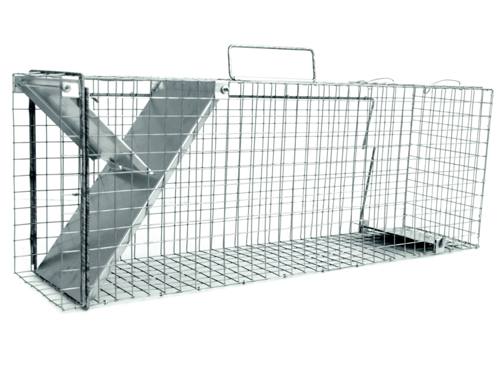 Żywołapka Pułapka Klatka na Kuny Łaski Norki Koty Skuteczna 82x20x27cm