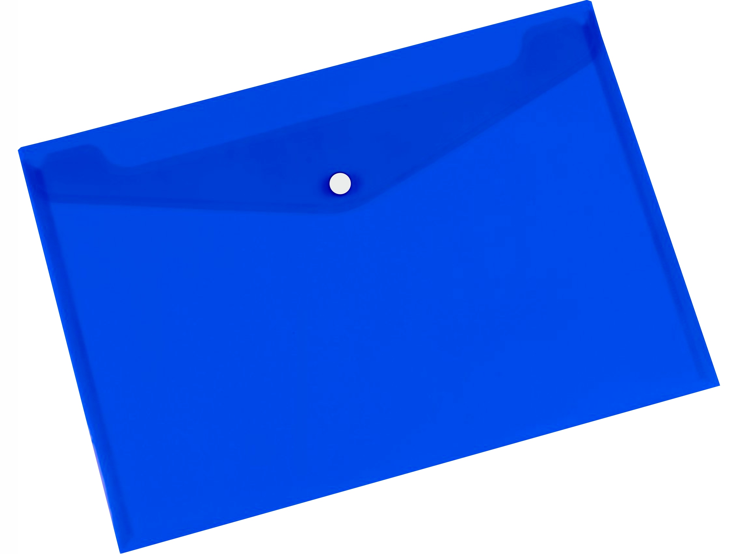 Teczka kopertowa PP na zatrzask A4 niebieska