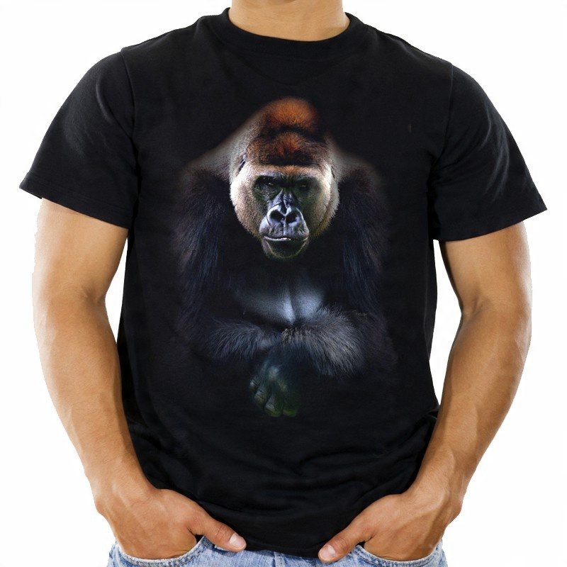 

Koszulka z gorylem dla męża t-shirt -L
