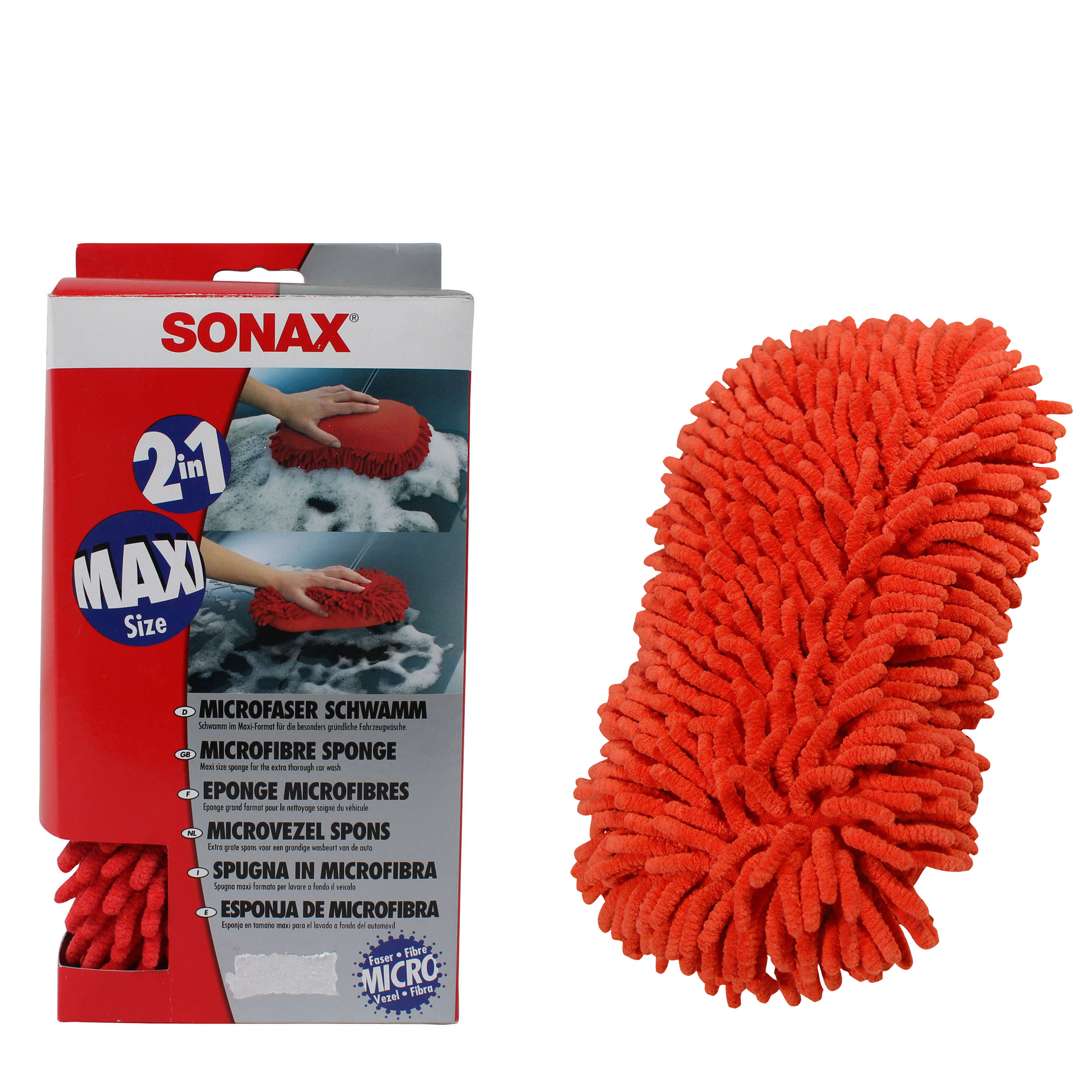 

Sonax Duża Gąbka Z Mikrofibry Do Mycia Samochodu