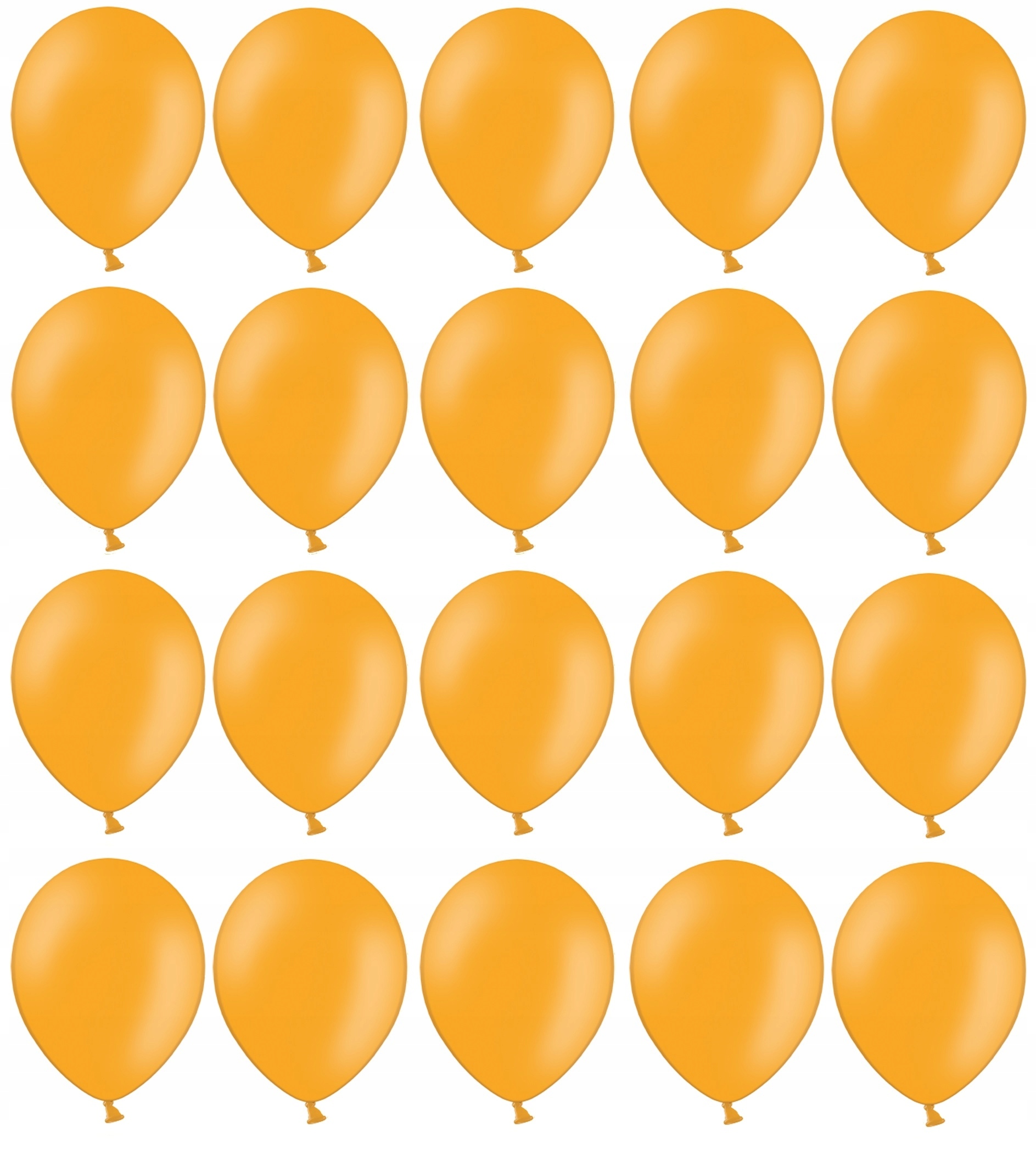 

Balony Pomarańczowe 25cm Pastelowe 20szt na ślub