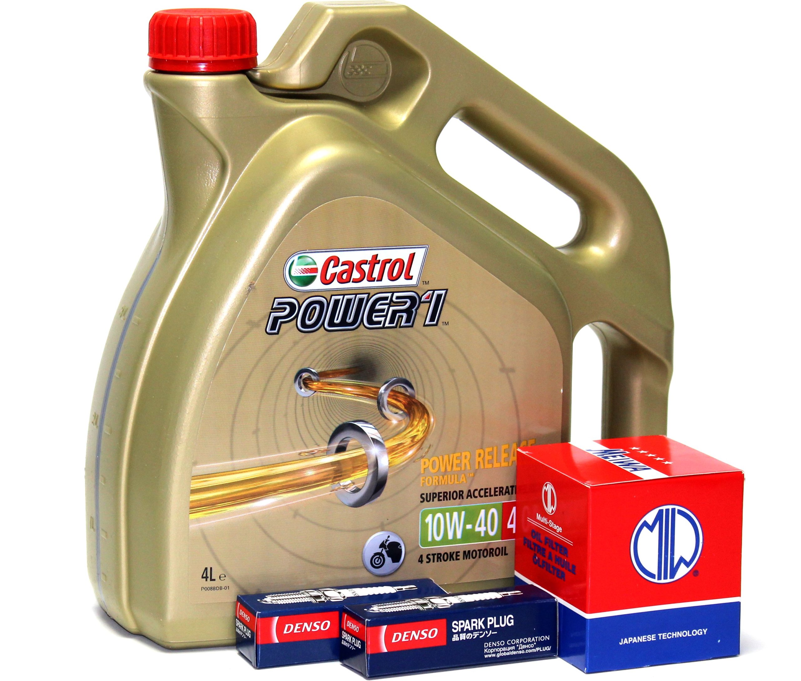 OLEJ CASTROL FILTR ŚWIECE KAWASAKI VN 900 06-17