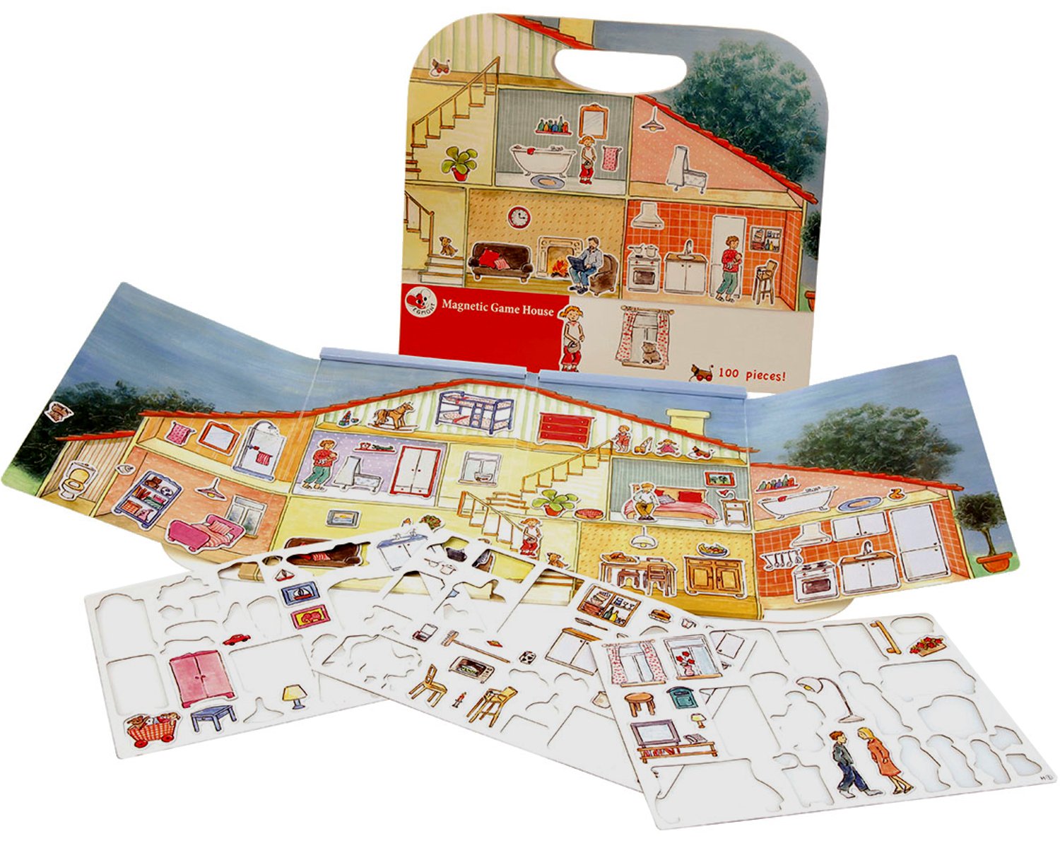 

Egmont Toys Teczka Układanka magnetyczna Dom