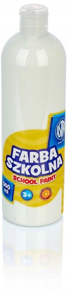 

Farba szkolna Astra plakatowe 500 ml biała
