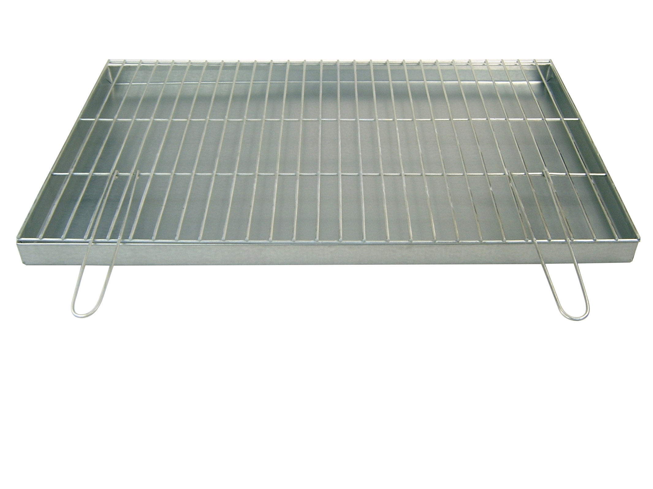 Rošt 80x50 cm, průměr 4 mm popelník – skládací rukojeti