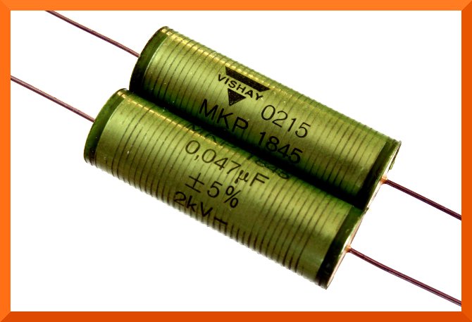 [2szt] Kondensator polipropylenowy osiowy typ MKP1845 47nF 2000V 5% Vishay