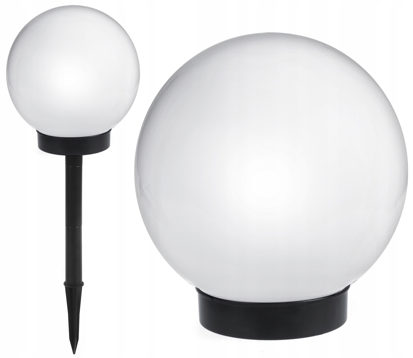 

Ogrodowa lampa Led solarna duża Mleczna Kula 30cm